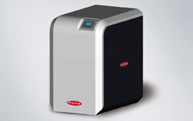 Fronius zeigt auf der Intersolar eine Energiezelle, welche ab dem ersten Halbjahr 2013 als vollautonome Lösung mit integrierter Elektrolyse verfügbar sein wird.
